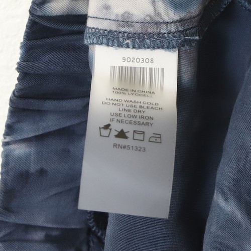 Vince Camuto Tie Dye Jogger Size S Drawstring Elastic Waist Blue NEW Tag B16 - Picture 5 of 6