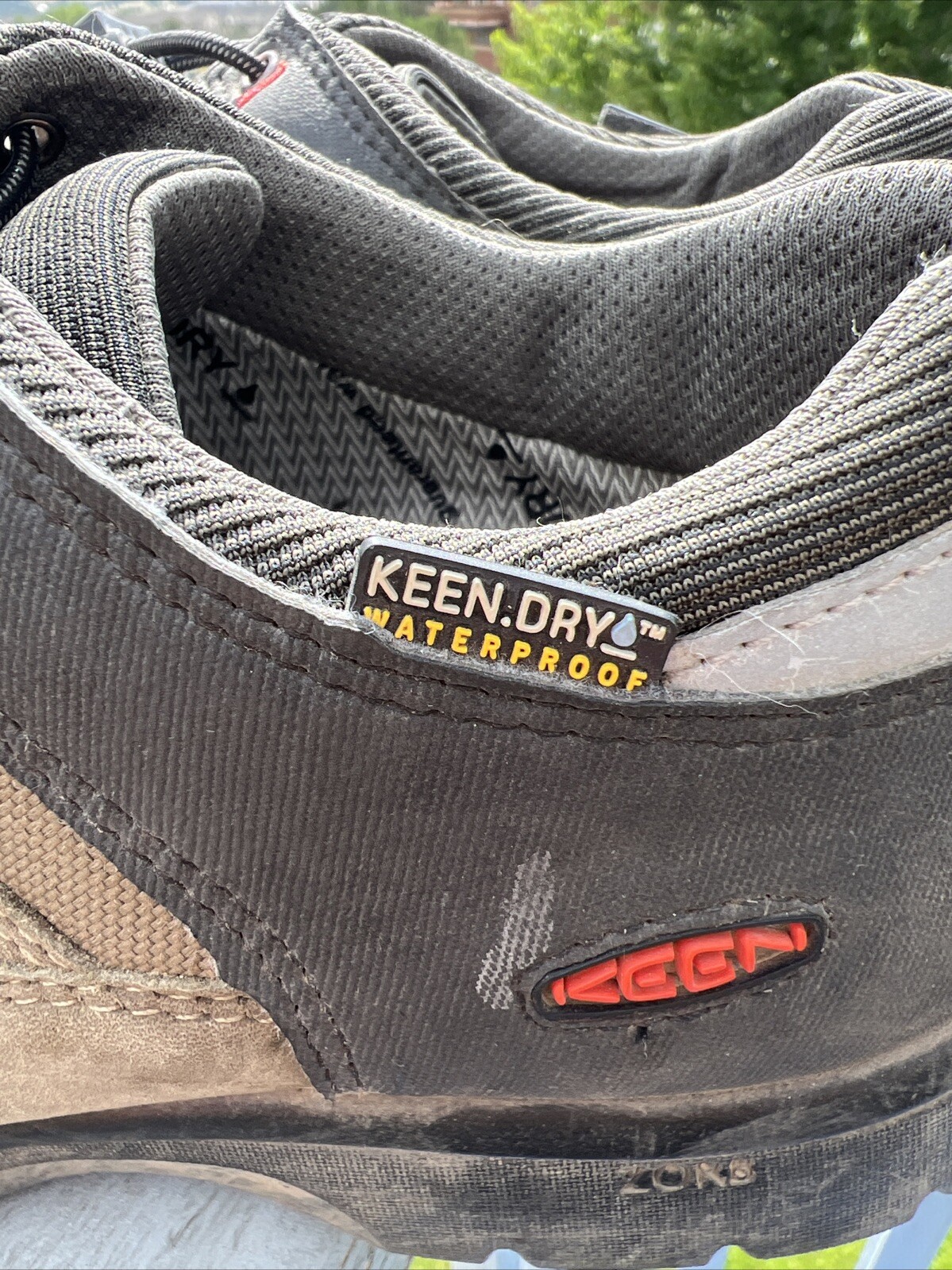 Scarpe da trekking Keen Dry marroni impermeabili da donna taglia 6