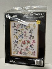 SYMON point de croix kit complet,Fleurs,11CT canevas point de croix