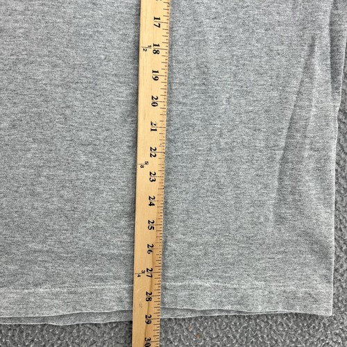 Vintage FRUIT OF THE LOOM T-Shirt Herren XL NORTH HIGH Y2K 90s grau kurzarm - Bild 8 von 17