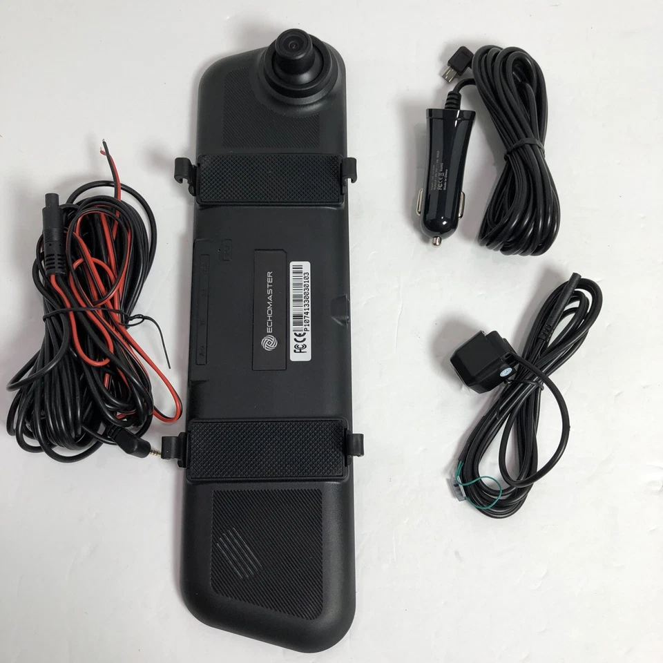 Echomaster Clip-on Dash Cam With Mirror Monitor And Backup Camera- Brand New - Image 4 of 4