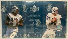 2000 UPPER DECK LEGENDS  FOOTBALL HOBBY BOX JIM BROWN AUTO NEW SEALED