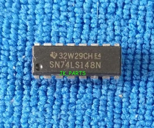 2x Circuit Intégré Texas Instruments SN74LS148N DIP 16 - Lot De 2, Neufs, Pour électronique