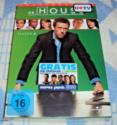Dr. House - Season 4 [4 DVDs]   NEU OVP  Hugh Laurie