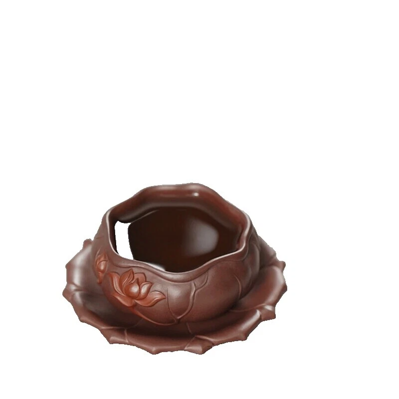 Tazas de té floral gres y platillo Conjuntos