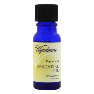 Wyndmere Naturals Essential Oil Peppermint, 0.33 Ounces