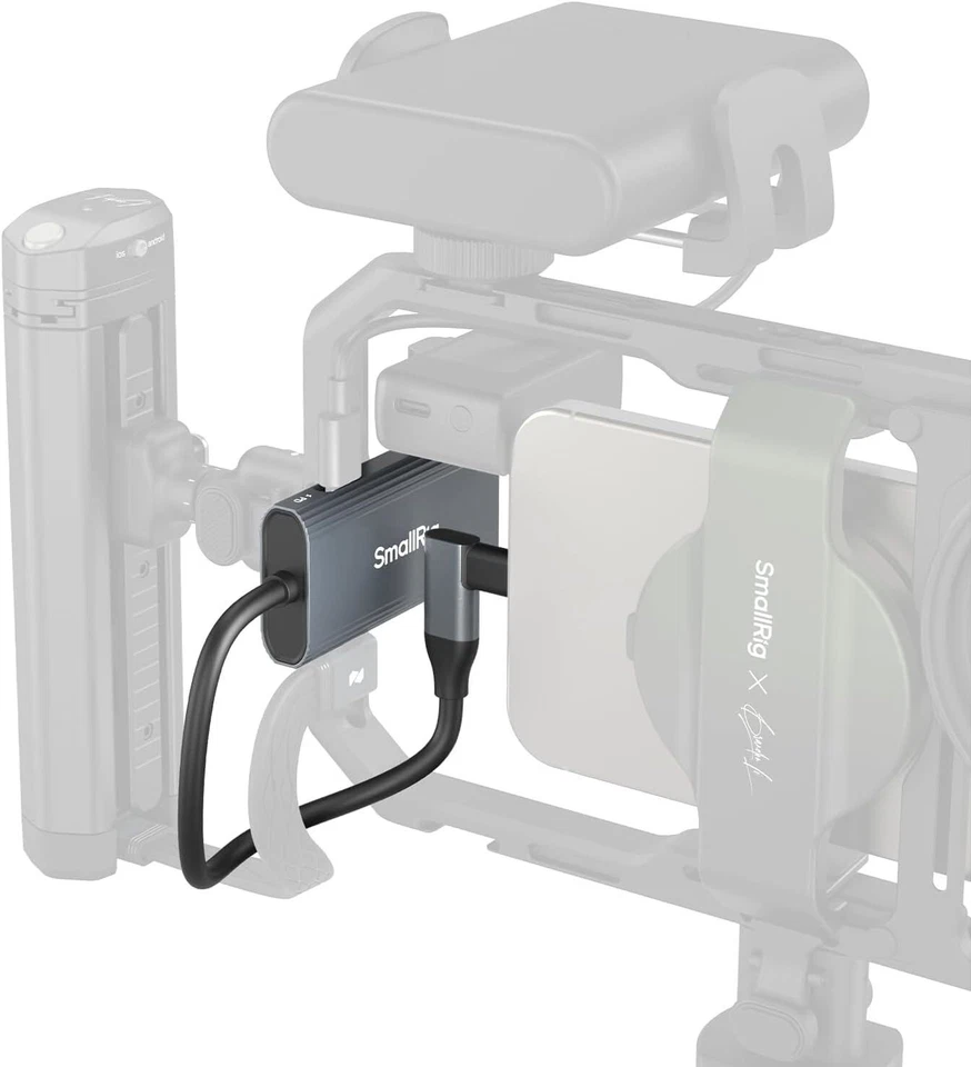 SmallRig USB-C Hub 4-in-1 PD/USB-C 3.1/USB-C 2.0 with Audio Adapter for iphone - Image 2 of 4