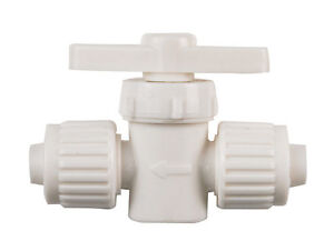 Pack of 10 Flair-It 16880 Plastic Straight Stop Valve 0.5 Size 