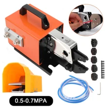 Pneumatic Wire Terminal Mobile Crimping Tool Machine Crimper Air Powered