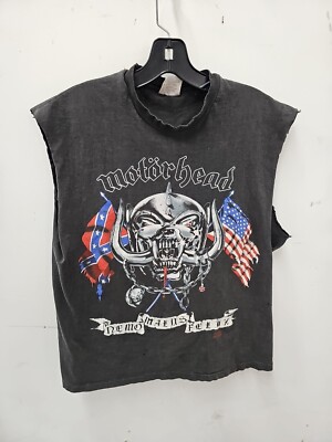Vintage 1991 Motorhead Amwrica Tour Black T-shirt Sz Large