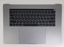 MacBook Pro 15" A1990 Space Gray Top Case Keyboard Touchpad Battery 90 