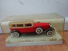 1/43 SOLIDO AGE D'OR - CLASSIC DUESENBERG J RED DIECAST CAR REF 4156