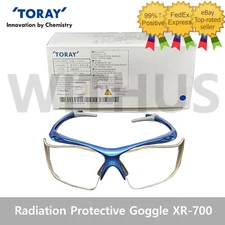 Toray XR-700 Ultra Light 0.07mmPb X-Ray Radiation Protective Eyewear Goggle_