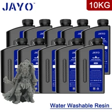 JAYO 10KG 405nm UV Dark Gray Water Washable Resin 1KG/SET For LCD 3D Printer