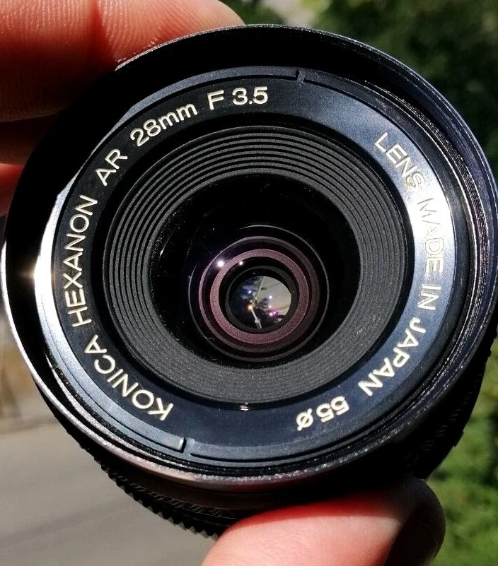 KONICA HEXANON AR MOUNT 28MM F3.5 WIDE-ANGLE PREMIER LENS. - Image 3 of 4
