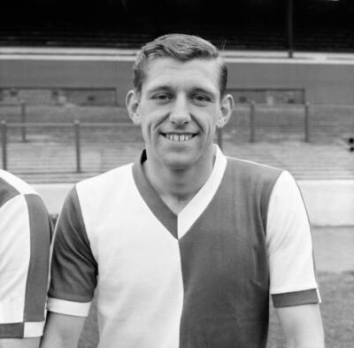 Keith Newton Of Blackburn Rovers At Ewood Park 1961 Old Football Photo