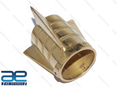 Fits Norton Royal Enfield Triumph Exhaust Silencer End Rocket 49mm Dia