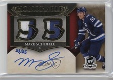 2018 Upper Deck The Cup Honorable Numbers 53/55 Mark Scheifele #HN-MS Auto 4f5