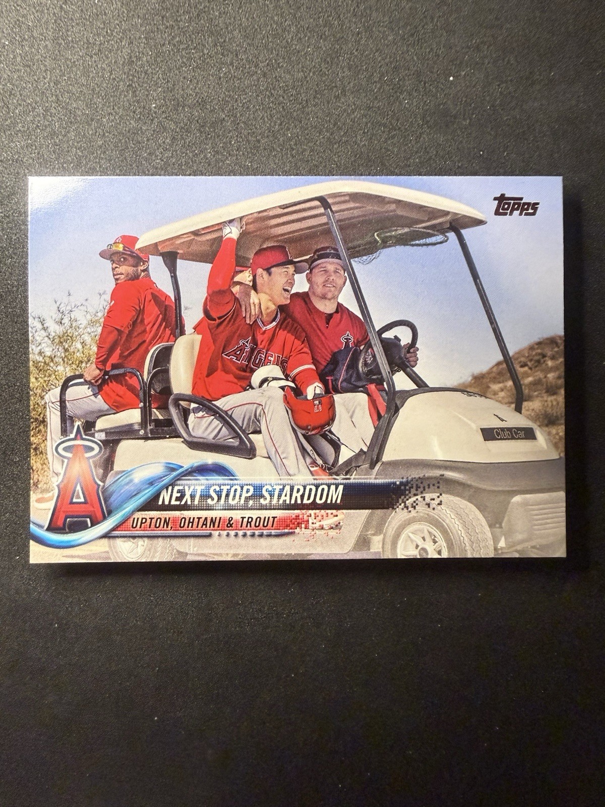 2018 Topps Update Series Mike Trout Shohei Ohtani #US158 (RC) Next Stop Stardom