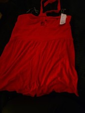 Wild Fable woman's red towel romper NWT size XL
