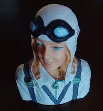 Female Civil Pilot Model Figure For RC Plane In 1/6th Scale