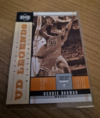DENNIS RODMAN NBA CARD UPPER DECK UD LEGENDS 2003-04 # 15 BULLS PISTONS SPURS - Bild 1 von 4