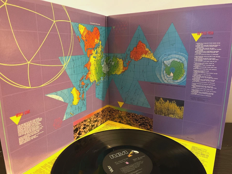 JOHN DENVER - It's About Time (1983) - 12" Vinyl Record LP - EX - Image 3 of 4