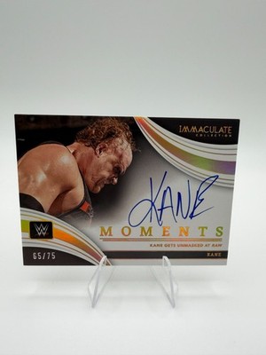 Panini WWE Immaculate Collection 2022 Kane Immaculate Moments On Card Auto /75