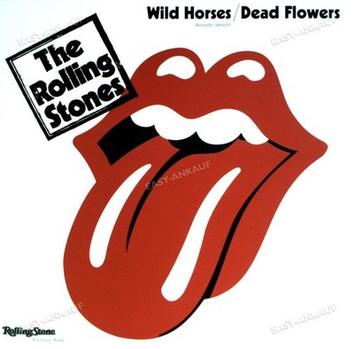 The Rolling Stones - Wild Horses (Acoustic Version) / Dead Flowers 7'' (VG+) '