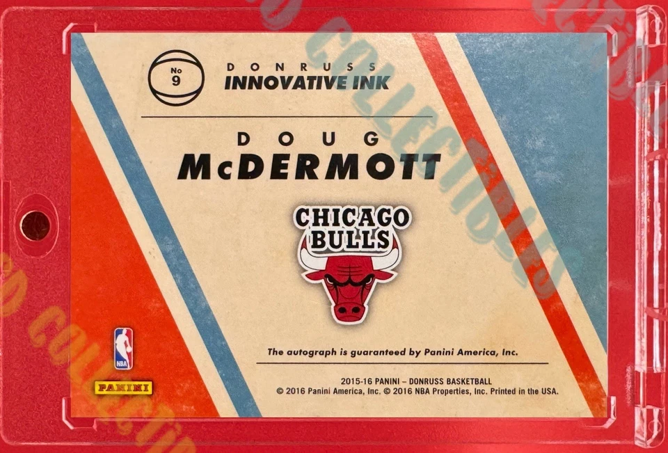 Doug McDermott AUTOGRAPH INNOVATIVE INK CHICAGO BULLS DONRUSS MINT - Image 3 of 3