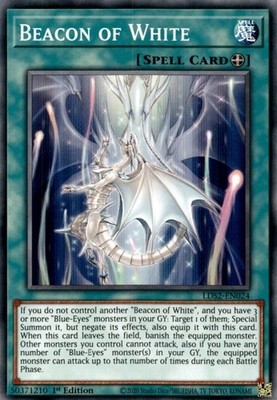 Beacon of White - LDS2-EN024 - Common - 1st Edition - Lightly Played - Legendary