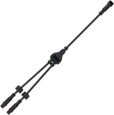 BTF-LIGHTING 4 Core 4 Pin Small Size IP65 Y Shape 1 Male Divided 2 Female Splitt