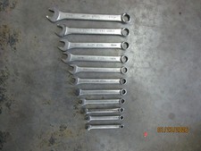 11pc Vintage Husky Tools Metric Combination Wrench Set