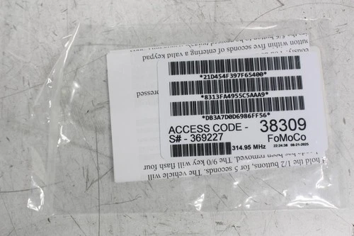 KB3Z-14A626-A OEM Keyless Entry Touch Pad For Ford Bronco, Edge, E350 Super Duty image 3