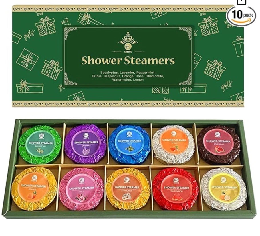 Mr MIRYE Shower Steamers Pack Of 10 BOXED EXP 11/27