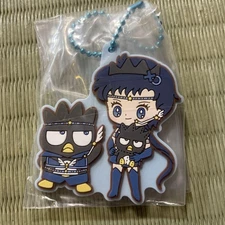 Sailor Moon x Sanrio Rubber Mascot Lava Mascot Badge Bad Batsu