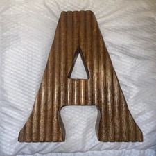 Large Wood  A  8 Inches Home Decor. Names Alphabet Gifts