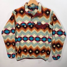Patagonia Synchilla Snap-T Fleece Pullover Men's Small Southwest Aztec Pattern