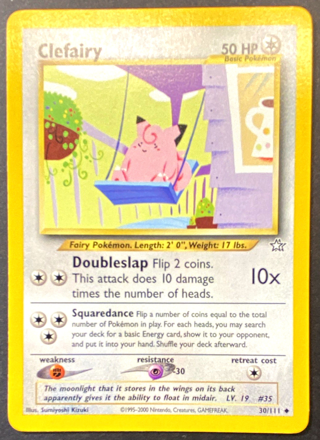 Clefairy 030/111 Neo Genesis Pokemon TCG ✨NM Near Mint