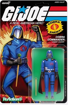G.I.JOE Cobra Commander Figur Actionfigur 10 cm NEU OVP Super7