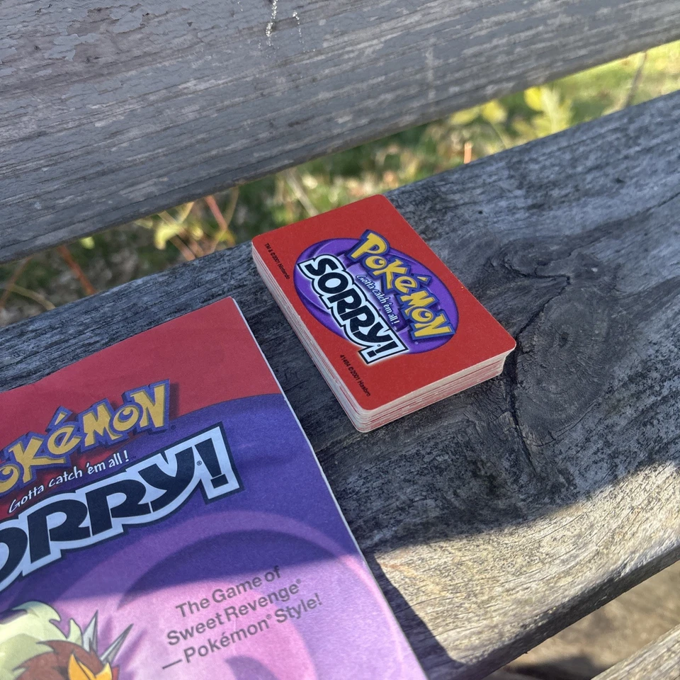 Pokemon Sorry Juego de Mesa 2000 Piezas de Repuesto Movers con Soportes, Cartas, Manual Foto 2 de 4