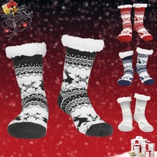 Thermal Slipper Socks for Men  Women  Non-Slip  Ultra Warm Winter Fuzzy Socks
