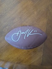 JULIAN EDELMAN NEW ENGLAND PATRIOTS hand Signed autographed football W Cert