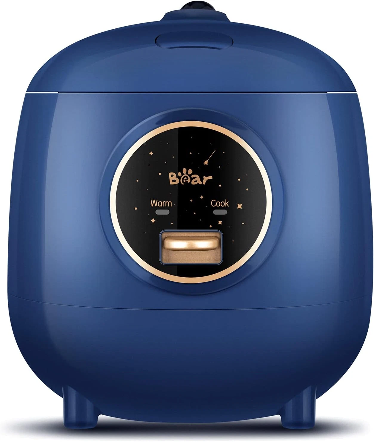 Bear Mini Rice Cooker 2 Cups Uncooked, 1.2L Portable Non-Stick Small Travel Rice