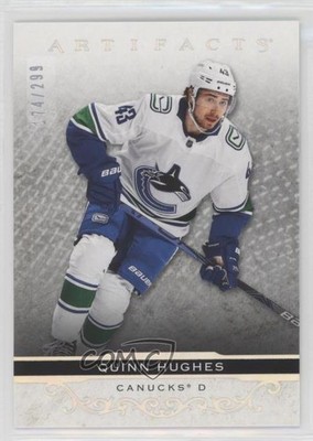 2021 Upper Deck Artifacts Stars Silver Spectrum 174/299 Quinn Hughes #119 11cu