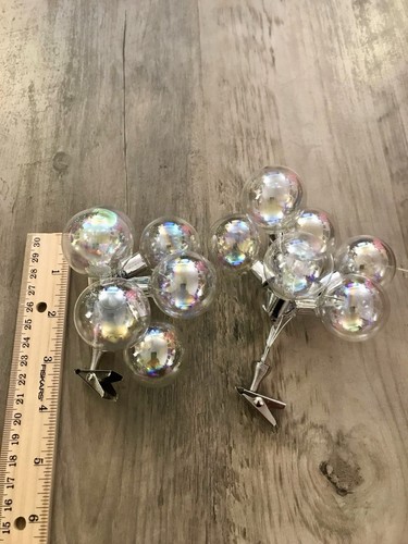 Glass Balloons set of 2 and Dew Drop Ornament | eBay