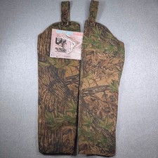 Rattlers Snake Proof Chaps Mens Regular Long Camo Realtree Cordura NWOT VTG USA