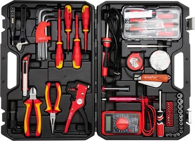 YATO Elektriker Werkzeug Koffer Tasche Satz Set 68-teilig Werkzeugsatz 