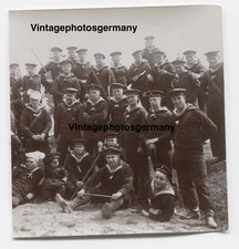 Z5097 Foto Kolonie China Tsingtau  Kiautschou deutsche Marine Soldaten Kind