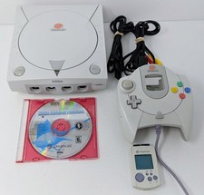 Sega Dreamcast Console Bundle w/ Sega Marine Fishing - Tested & Working!